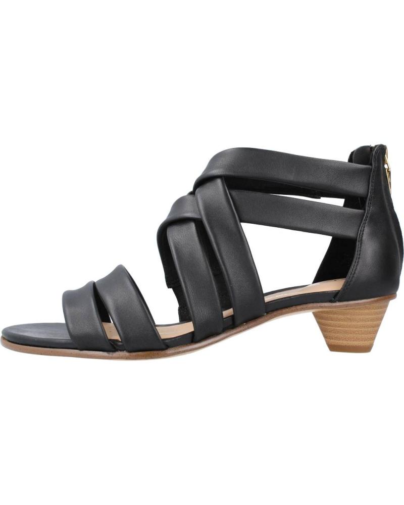 Sandals De Mujer CLARKS MENA SILK NEGRO