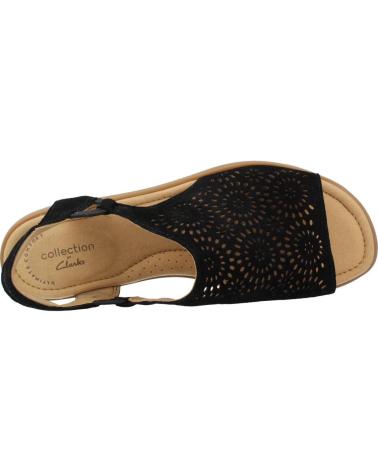 Woman Sandals CLARKS REYNA SWIRL NEGRO