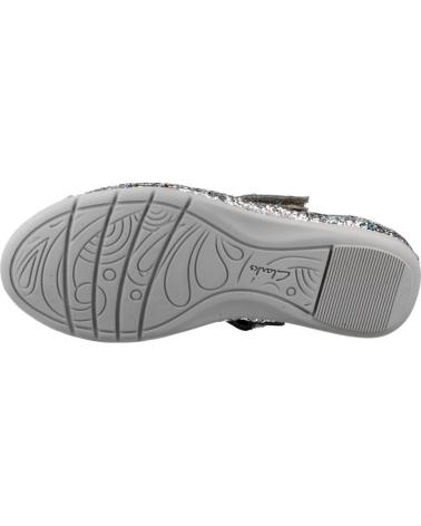Zapatos de Niña CLARKS DANCE TAP T PLATA
