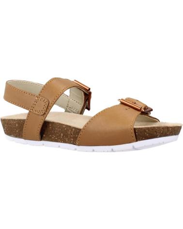 Sandales pour Fille CLARKS RIVER SAND K MARRON CLARO