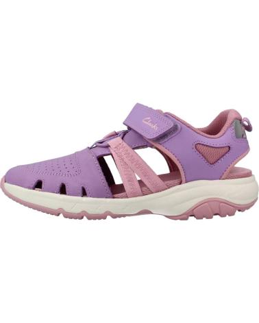 Sandales pour Fille CLARKS ROCK SURF K ROSA