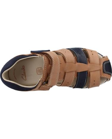 Sandalias de Niño CLARKS ROAM BAY K MARRON CLARO