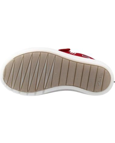 Sneaker für Junge CLARKS FLARESCALELO T ROJO