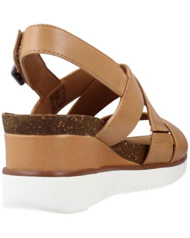 Woman Sandals CLARKS LIZBY CROSS  MARRON CLARO
