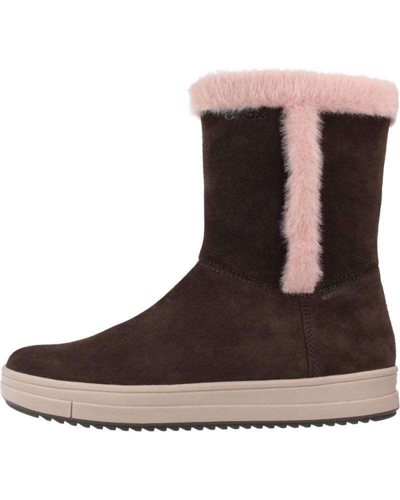 Bottes pour Fille GEOX J REBECCA GIRL WPF C MARRON