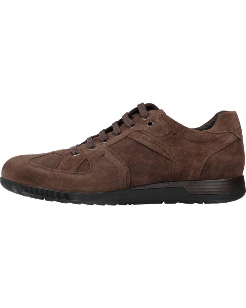 Zapatos De Hombre STONEFLY LONDON 1 VELOUR MARRON