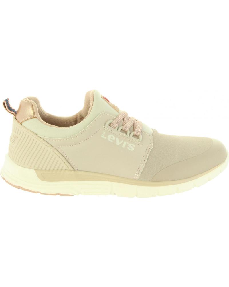 Woman and girl and boy Zapatillas deporte LEVIS VLAS0011S LAS VEGAS  0002 BEIGE