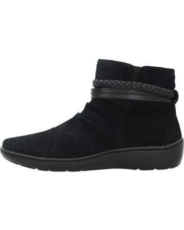 Clarks Stivaletti Donna Cora BraidBoot Con Dettaglio Treccia - Pelle E Cerniera, Casual Chic