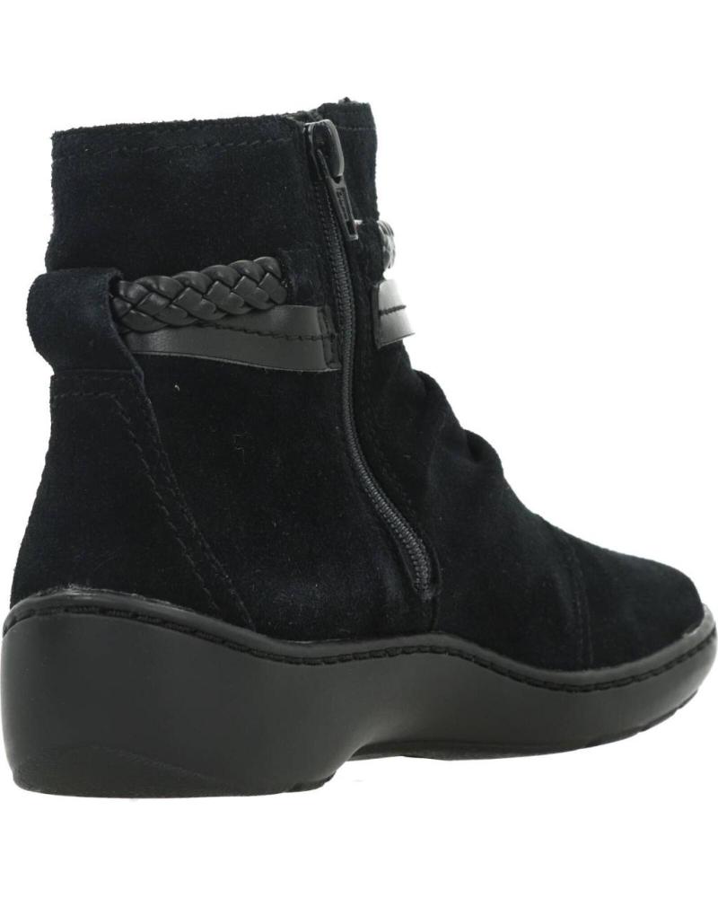 Bottines De Mujer CLARKS CORA BRAIDBOOT NEGRO