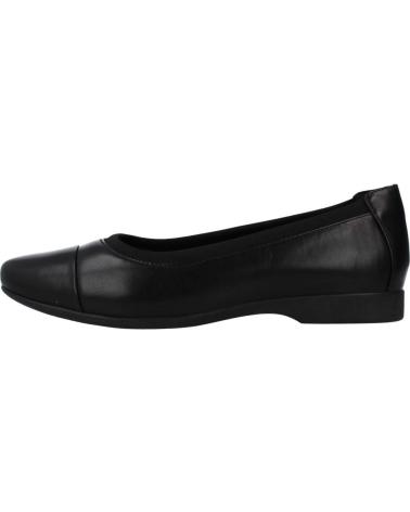 Woman Flat shoes CLARKS UN DARCEY CAP2  NEGRO