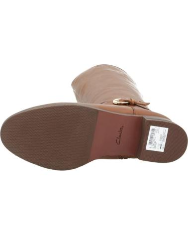 Woman boots CLARKS NETLEY WHIRL E MARRON