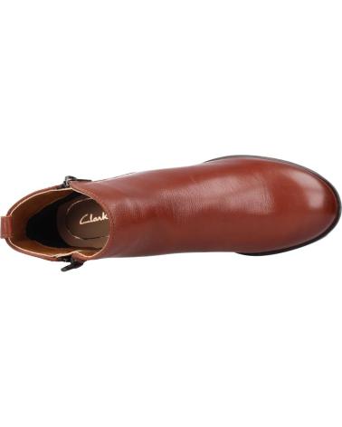 Woman Mid boots CLARKS MILA SKY  MARRON