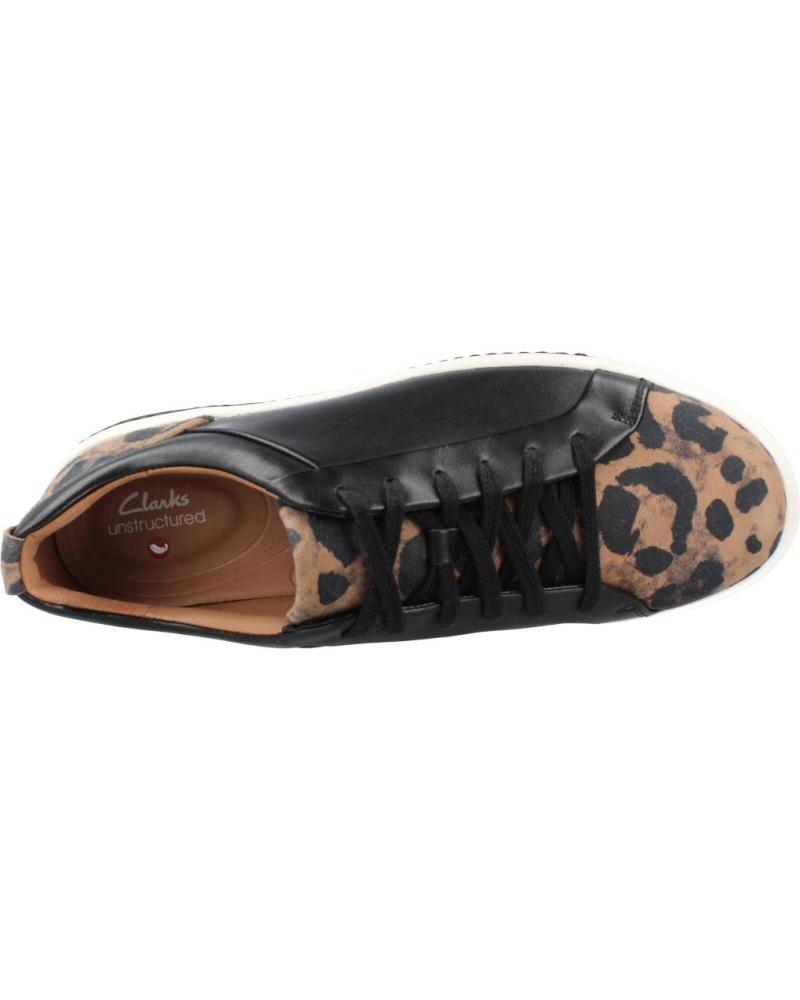 Clarks animal sale print trainers