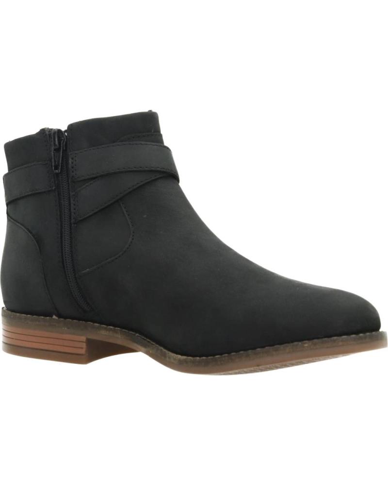 Mid Boots De Mujer CLARKS BREAN STRAP NEGRO