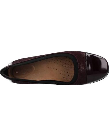 Bailarinas CLARKS  de Mujer UN DARCEY CAP  BURDEOS