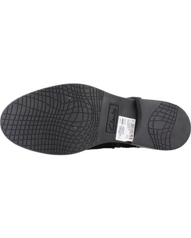 Woman Mid boots CLARKS JENNA BIKER NEGRO