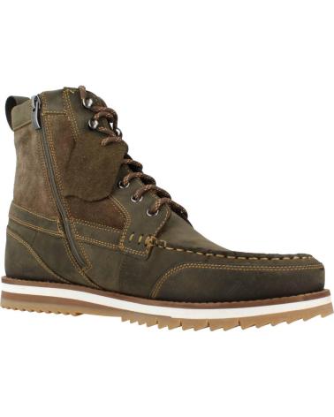 Man Mid boots CLARKS DURSTON HI  VERDE
