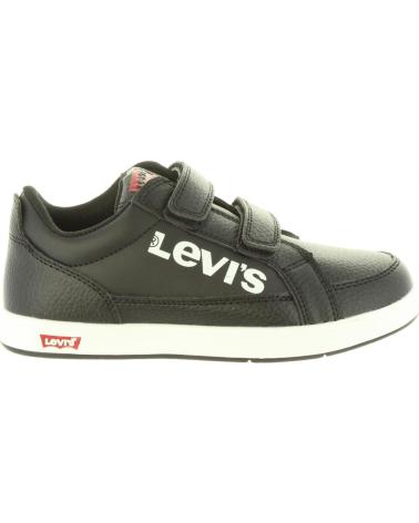 girl and boy sports shoes LEVIS VGRA0012S GRANIT  0003 BLACK