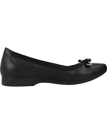Woman Flat shoes CLARKS UN DARCEY BOW NEGRO