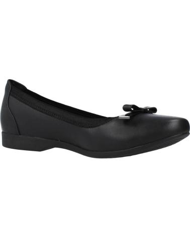 Woman Flat shoes CLARKS UN DARCEY BOW NEGRO