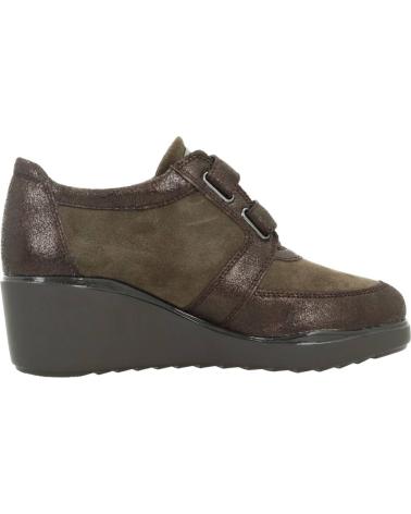 Woman Zapatos de cuña STONEFLY ECLIPSE 7 VELOUR CRACK MARRON