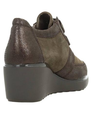 Woman Zapatos de cuña STONEFLY ECLIPSE 7 VELOUR CRACK MARRON