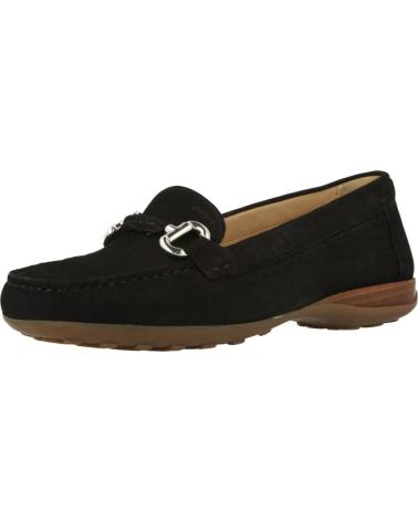 Mocasines GEOX  de Mujer D EURO D  NEGRO