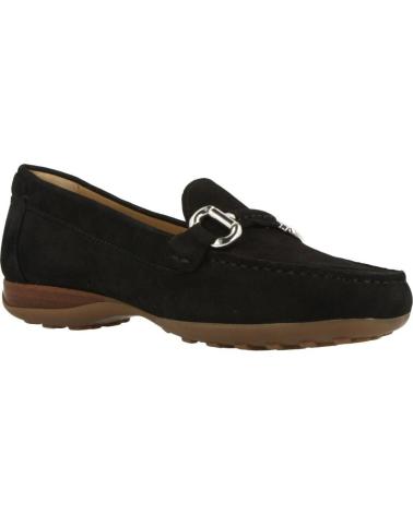 Mocasines GEOX  de Mujer D EURO D  NEGRO
