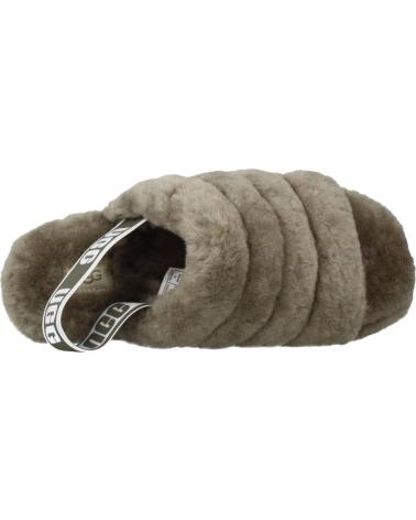 Pantoufles pour Femme UGG FLUFF YEAH SLIDE VERDE