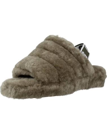 Pantoufles pour Femme UGG FLUFF YEAH SLIDE VERDE