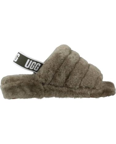 Pantoufles pour Femme UGG FLUFF YEAH SLIDE VERDE