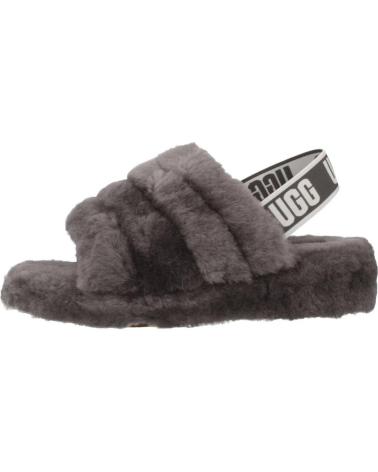 Pantoufles pour Femme UGG FLUFF YEAH SLIDE GRIS