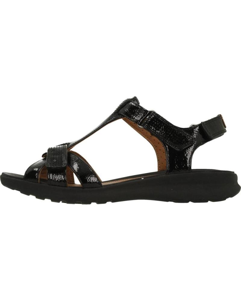 Sandalias CLARKS  de Mujer UN ADORN VIBE BLACK PAT LE  NEGRO