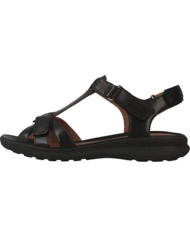 Sandals De Mujer CLARKS 26141720 NEGRO