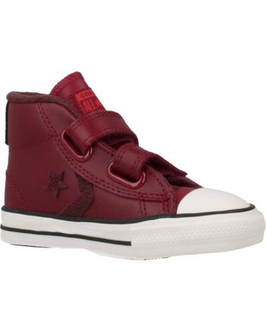 Neonato per Bambino CONVERSE STAR PLAYER 2V MID BURDEOS