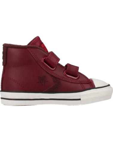 Neonato per Bambino CONVERSE STAR PLAYER 2V MID BURDEOS