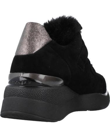 Scarpe sport per Donna STONEFLY BOMBER II 5 WASHED VELOUR NEGRO