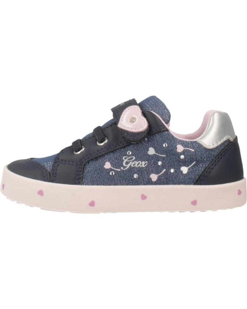 Geox B Kilwi Girl B – Sneaker Bambine E Ragazze In Pelle Scamosciata Con Cerniera E Soletta Antibatterica