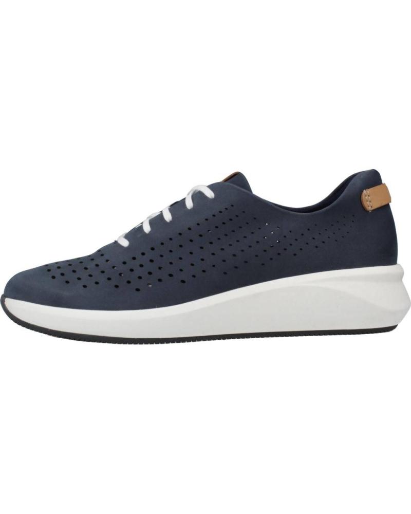 Zapatillas deporte CLARKS  de Mujer UN RIO TIE NAVY NUBUCK  AZUL