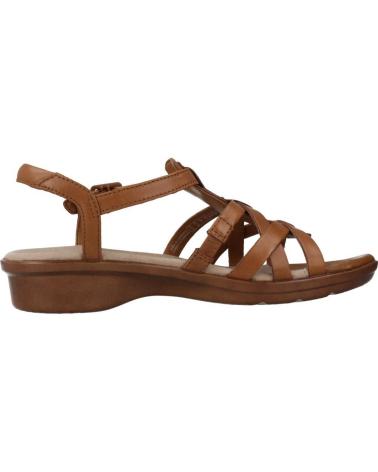 Sandales De Mujer CLARKS LOOMIS KATEY TAN LEATHER  MARRON