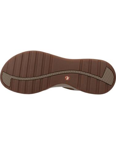 Woman Sandals CLARKS UN ADORN VIBE TAUPE NUBUCK BEIS