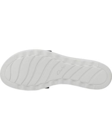 Sandalias de Mujer CLARKS JILLIAN RISE BLACK LEATHER NEGRO