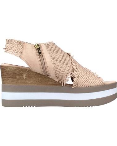 Woman Zapatos de cuña ALPE 4749 NUDE