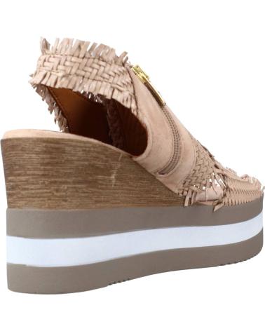 Woman Zapatos de cuña ALPE 4749 NUDE