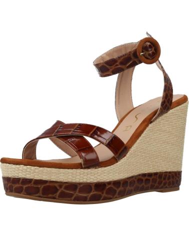 Woman Sandals UNISA MONTEA MARRON