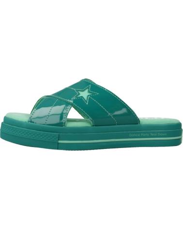 Chanclas de Mujer CONVERSE ONE STAR SLIDE VERDE
