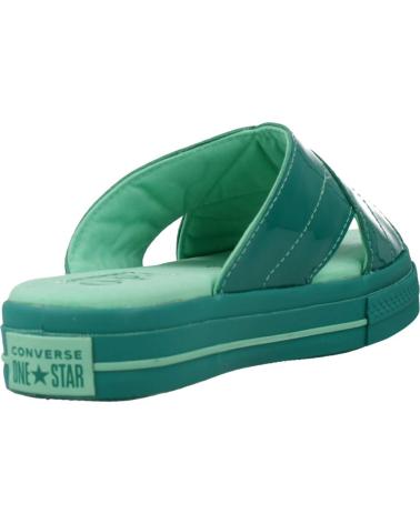 Chanclas de Mujer CONVERSE ONE STAR SLIDE VERDE