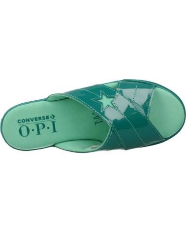 Chanclas de Mujer CONVERSE ONE STAR SLIDE VERDE
