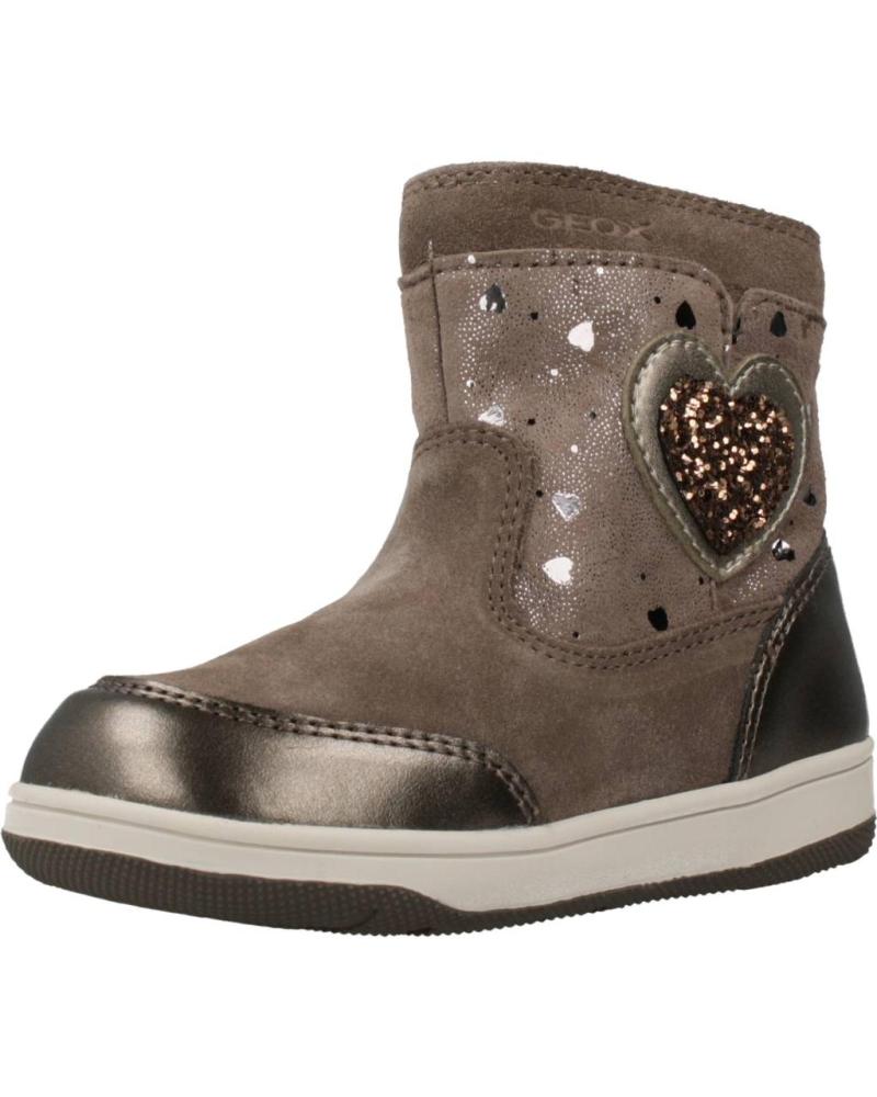 Bottes pour Fille GEOX B NEW FLICK GIRL MARRON