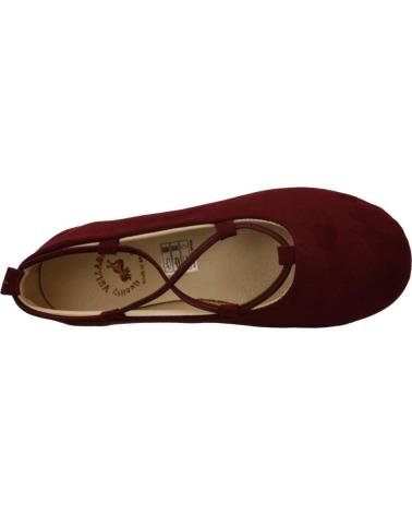 girl Flat shoes VUL-LADI 6411 678  BURDEOS